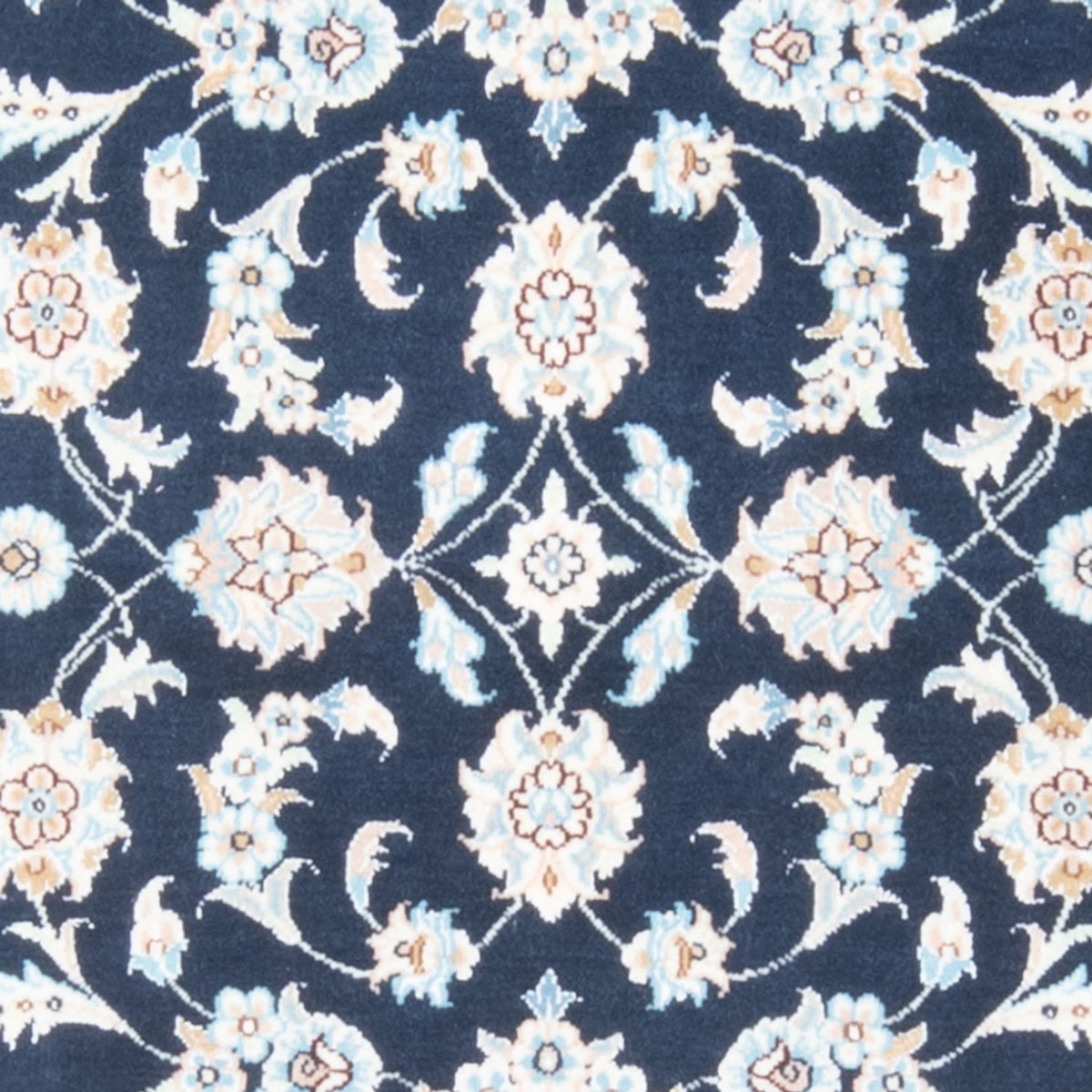 Biegacz Dywan perski - Nain - Królewski - 205 x 78 cm - ciemnoniebieski