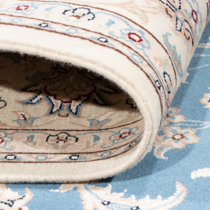 Dywan perski - Nain - Królewski - 196 x 150 cm - jasnoniebieski