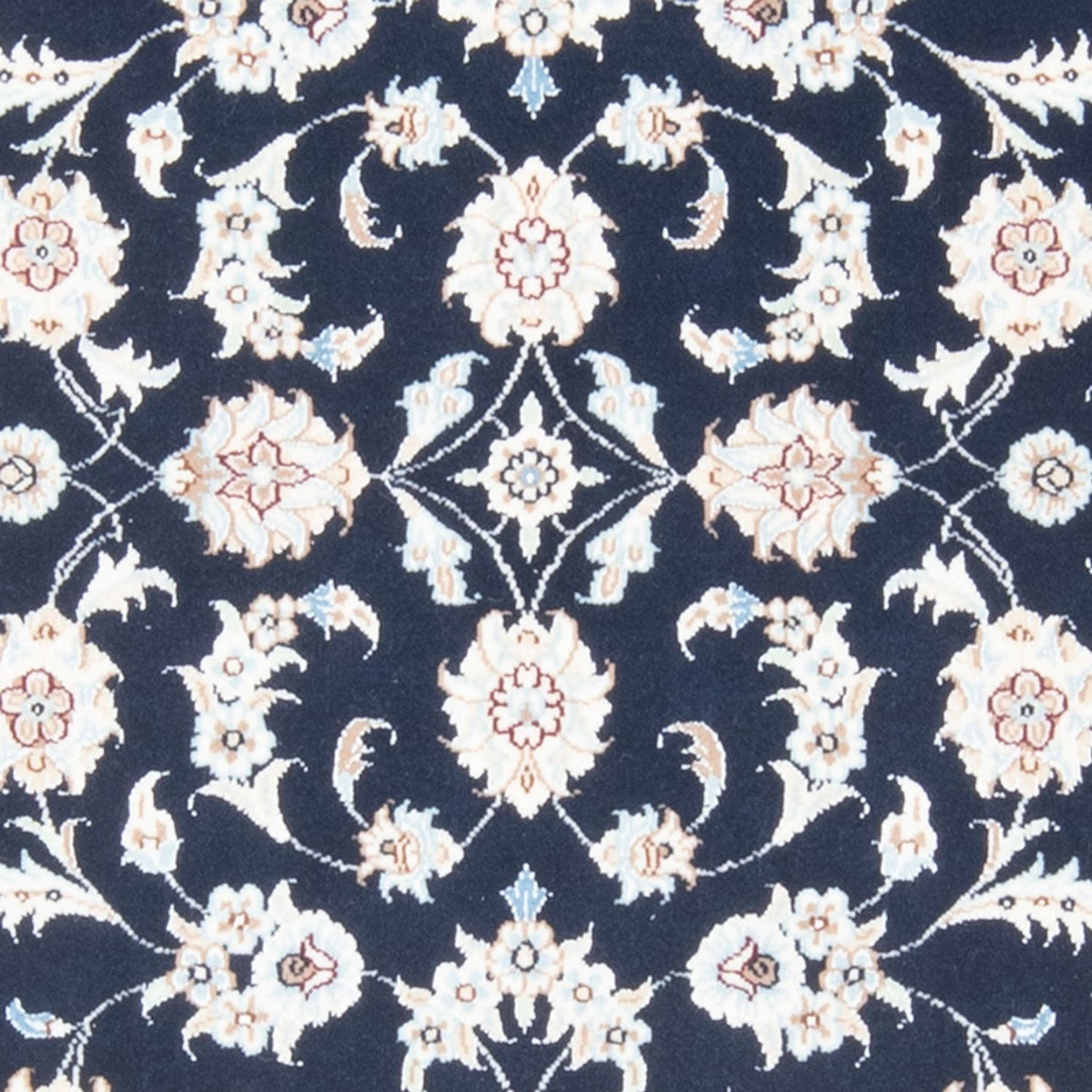 Biegacz Dywan perski - Nain - Królewski - 205 x 80 cm - ciemnoniebieski