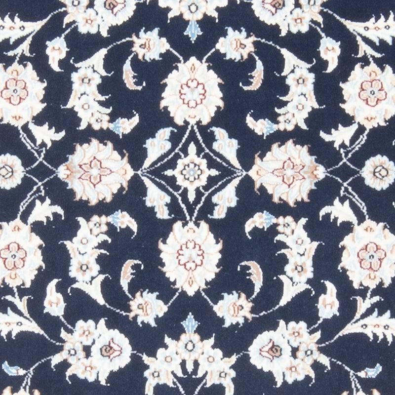 Biegacz Dywan perski - Nain - Królewski - 205 x 80 cm - ciemnoniebieski