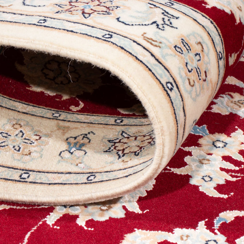 Biegacz Dywan perski - Nain - Królewski - 199 x 80 cm - czerwony