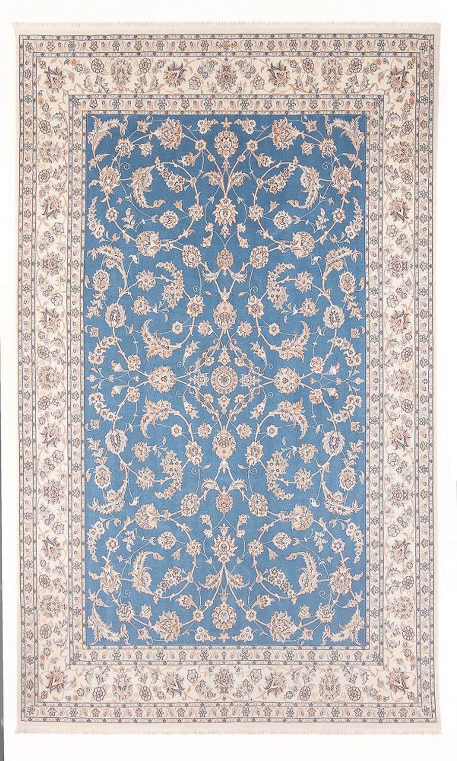 Perserteppich - Nain - Premium - 294 x 197 cm - hellblau