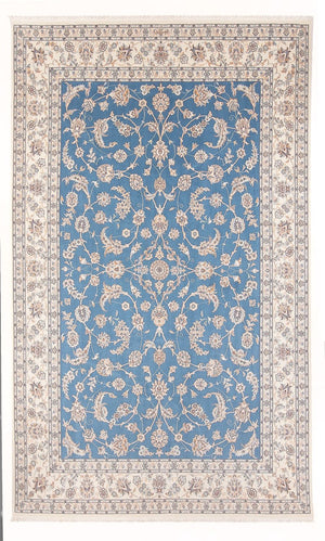Perserteppich - Nain - Premium - 294 x 197 cm - hellblau