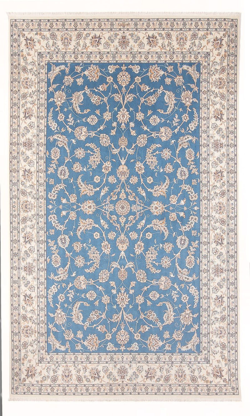 Perserteppich - Nain - Premium - 294 x 197 cm - hellblau