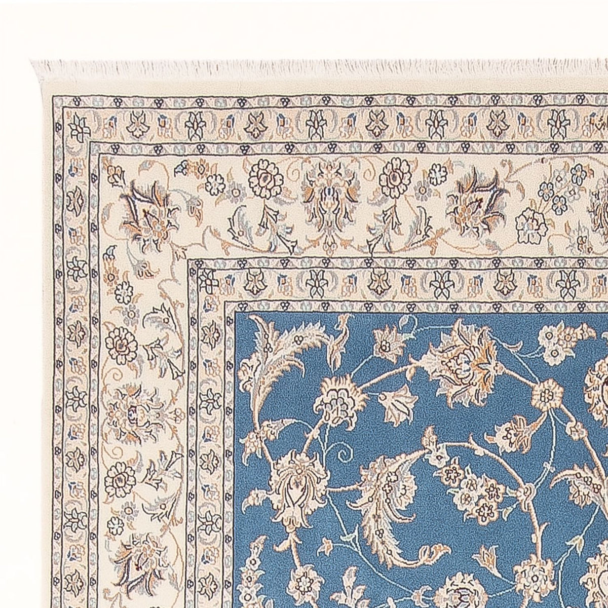 Perserteppich - Nain - Premium - 294 x 197 cm - hellblau