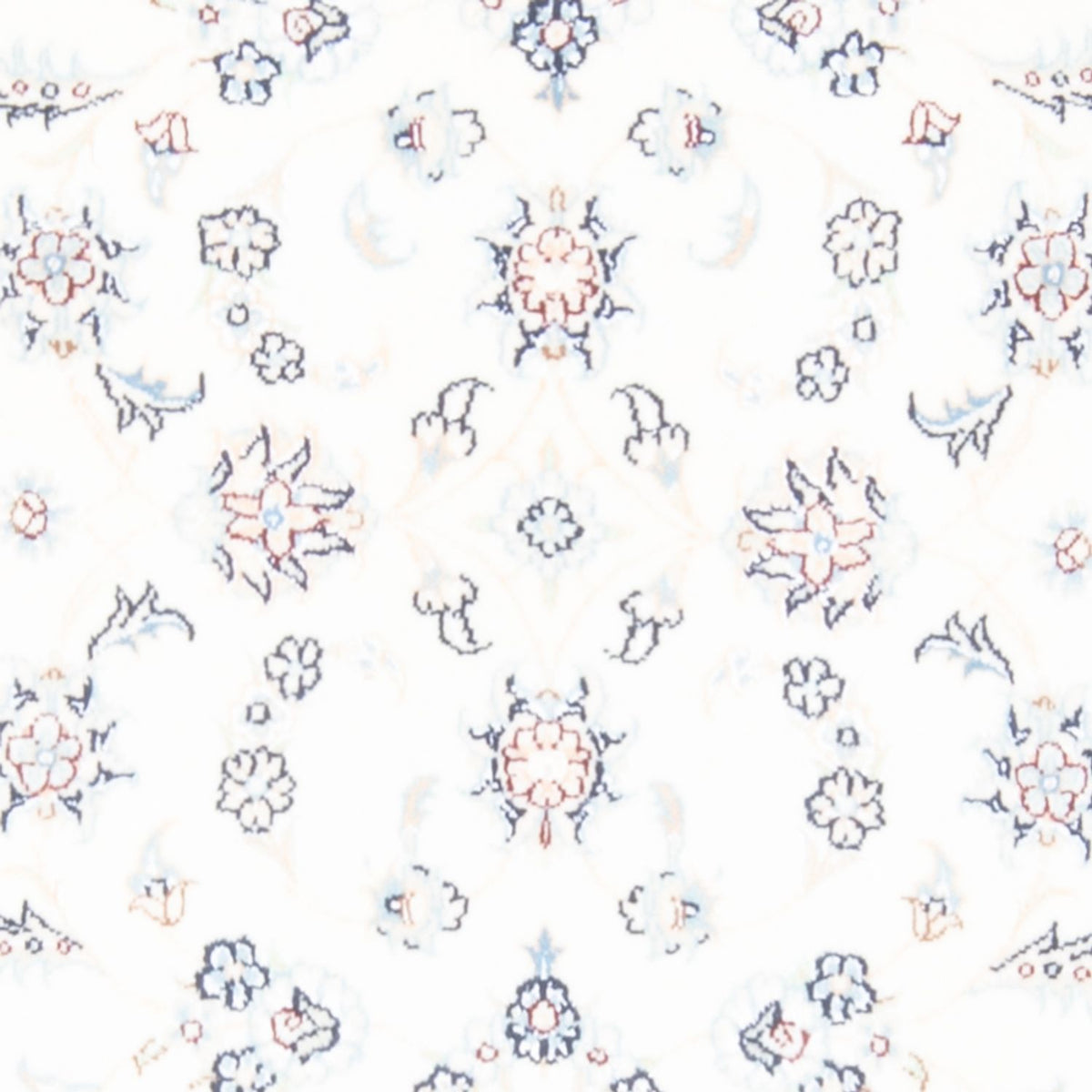 Biegacz Dywan perski - Nain - Królewski - 197 x 78 cm - kremowy