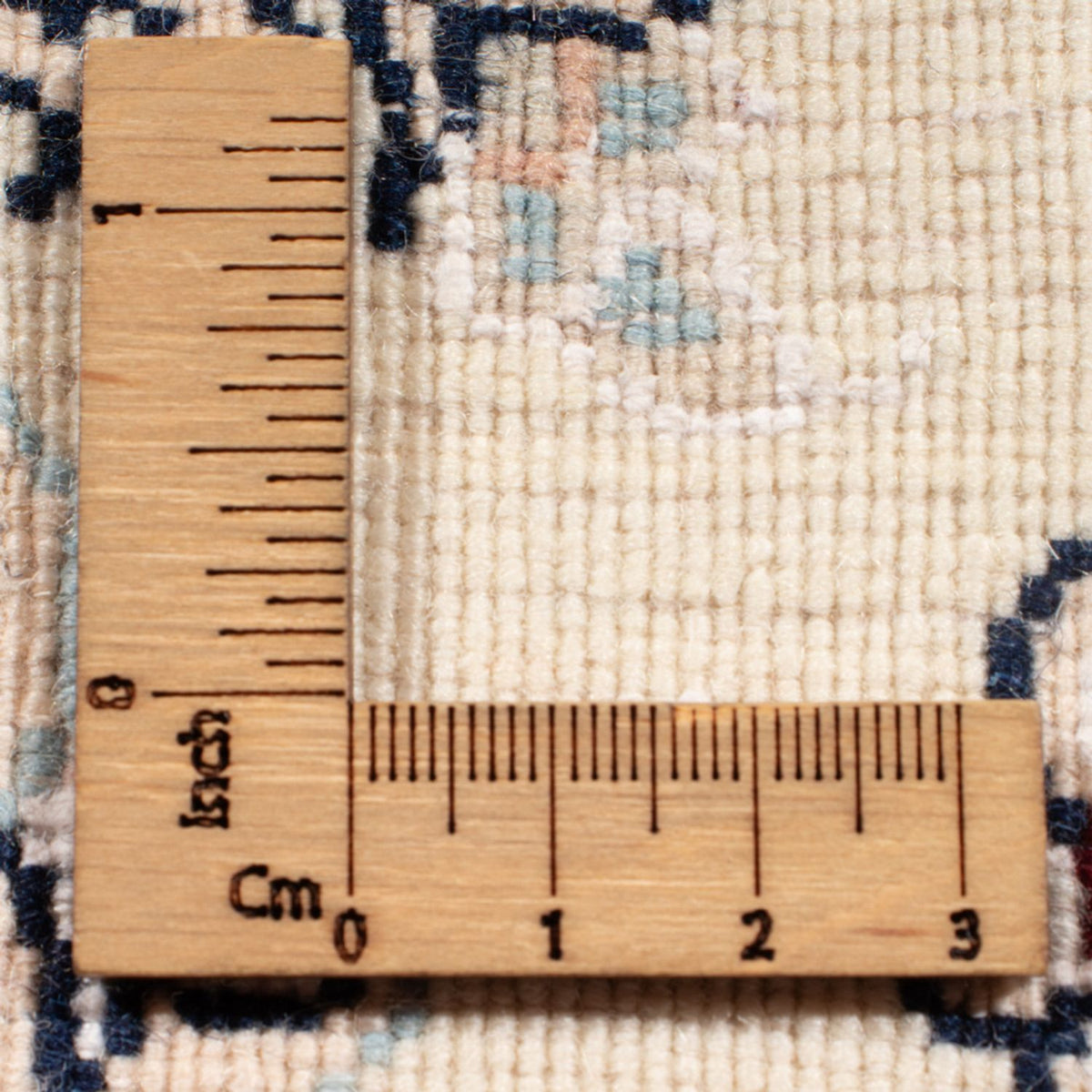 Biegacz Dywan perski - Nain - Królewski - 197 x 78 cm - kremowy