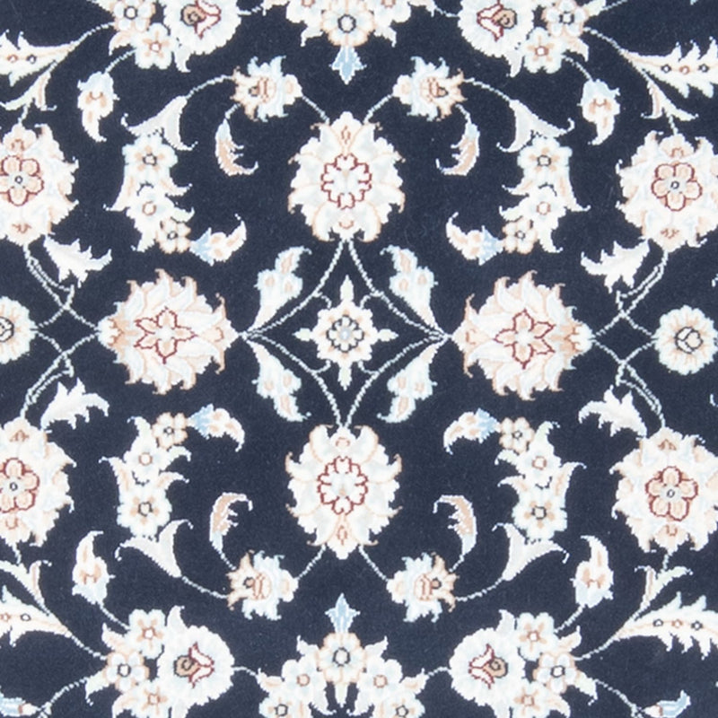 Biegacz Dywan perski - Nain - Królewski - 202 x 78 cm - ciemnoniebieski