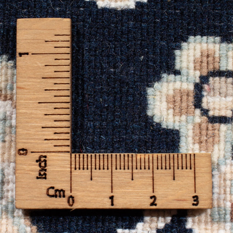 Biegacz Dywan perski - Nain - Królewski - 202 x 78 cm - ciemnoniebieski