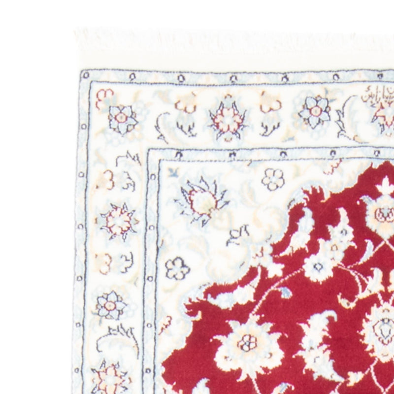 Biegacz Dywan perski - Nain - Królewski - 204 x 81 cm - czerwony