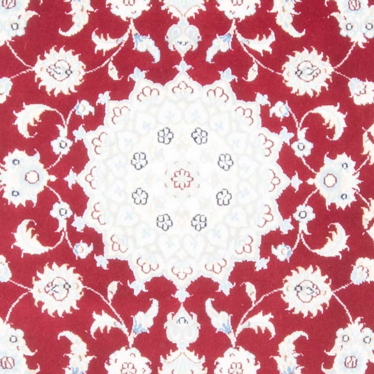 Biegacz Dywan perski - Nain - Królewski - 199 x 80 cm - czerwony