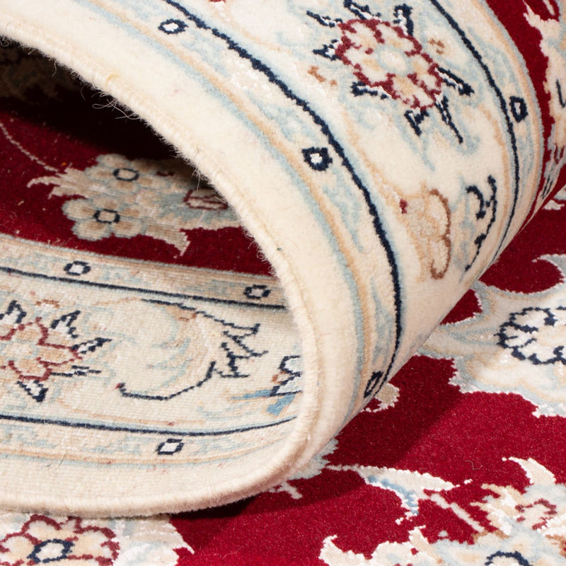 Biegacz Dywan perski - Nain - Królewski - 199 x 80 cm - czerwony