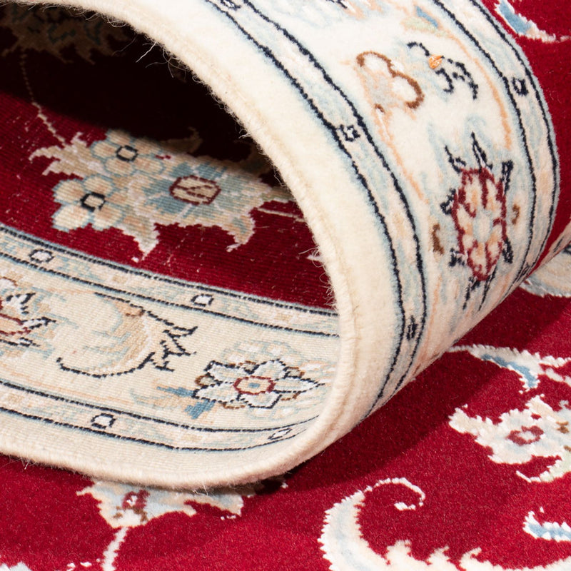 Biegacz Dywan perski - Nain - Królewski - 206 x 80 cm - czerwony