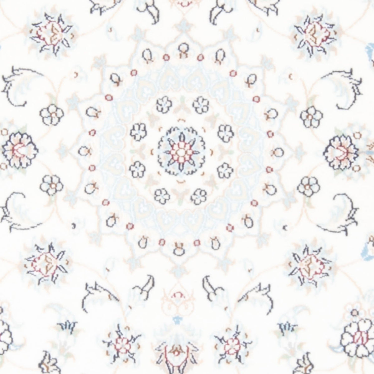 Biegacz Dywan perski - Nain - Królewski - 200 x 80 cm - kremowy