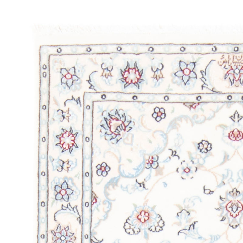 Biegacz Dywan perski - Nain - Królewski - 200 x 80 cm - kremowy