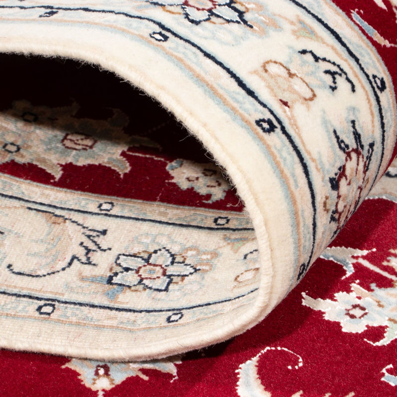 Biegacz Dywan perski - Nain - Królewski - 200 x 80 cm - czerwony