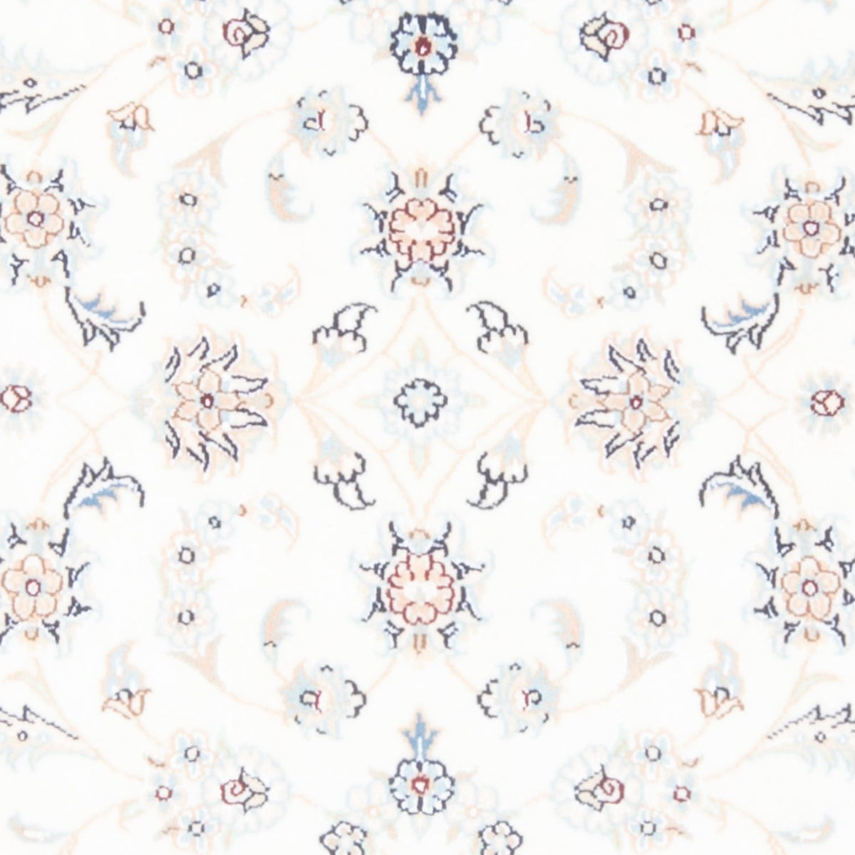 Biegacz Dywan perski - Nain - Królewski - 200 x 80 cm - kremowy