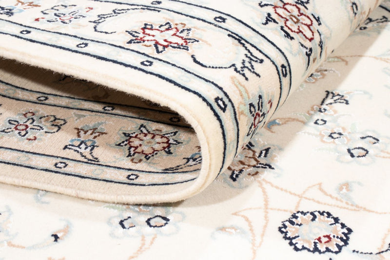 Biegacz Dywan perski - Nain - Królewski - 200 x 80 cm - kremowy