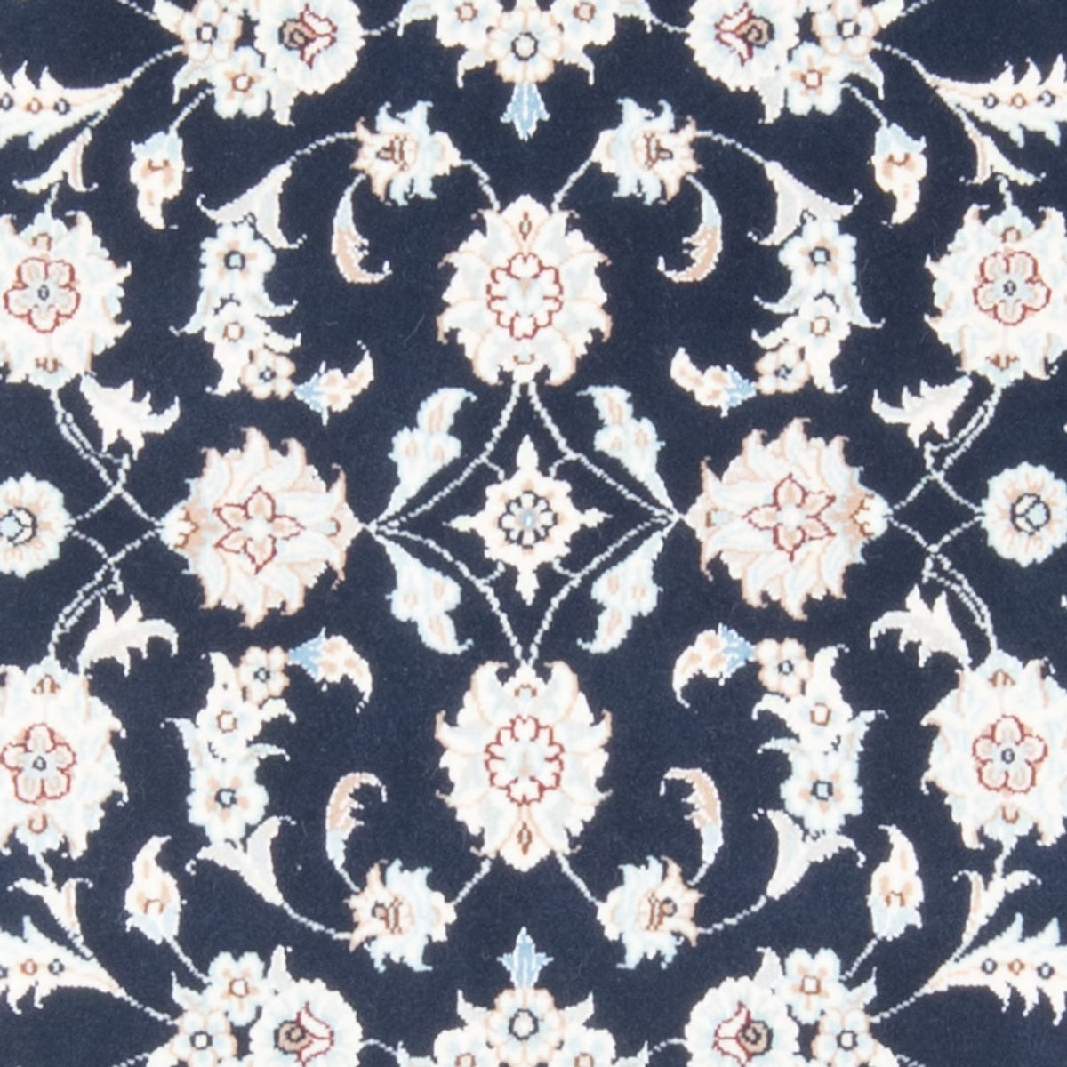 Biegacz Dywan perski - Nain - Królewski - 198 x 78 cm - ciemnoniebieski