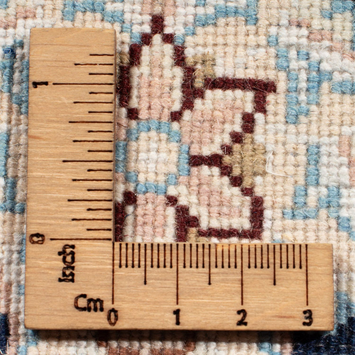 Biegacz Dywan perski - Nain - Królewski - 198 x 78 cm - ciemnoniebieski