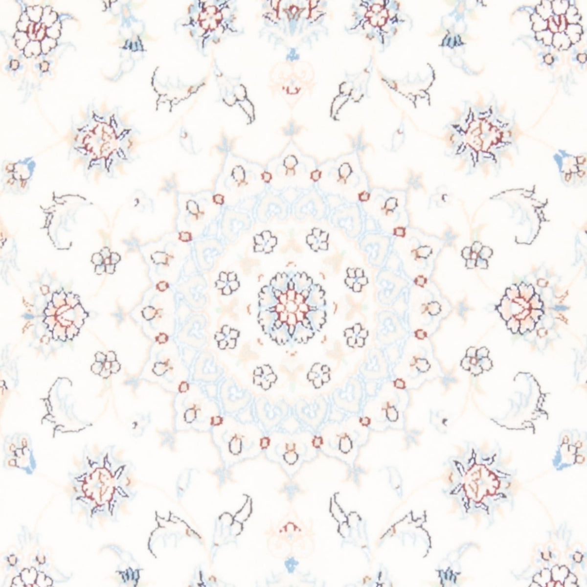 Biegacz Dywan perski - Nain - Królewski - 197 x 81 cm - kremowy