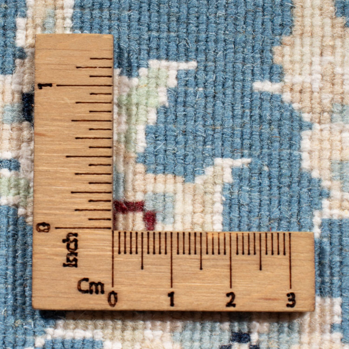 Biegacz Dywan perski - Nain - Królewski - 197 x 82 cm - jasnoniebieski