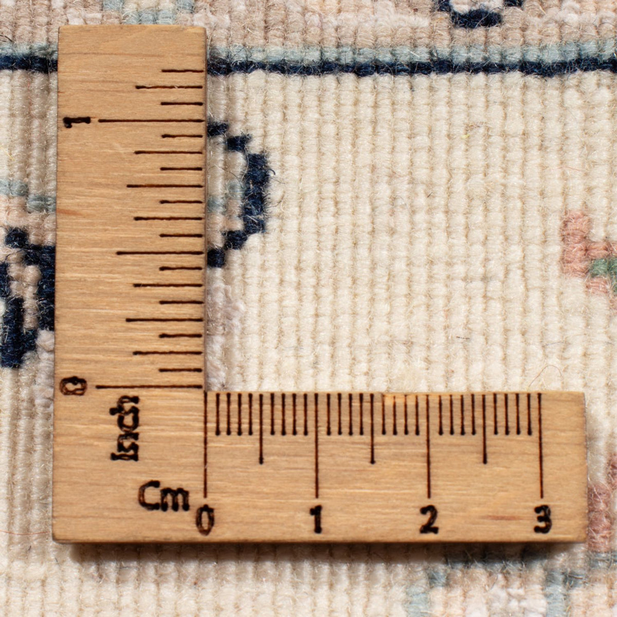 Biegacz Dywan perski - Nain - Królewski - 196 x 81 cm - kremowy