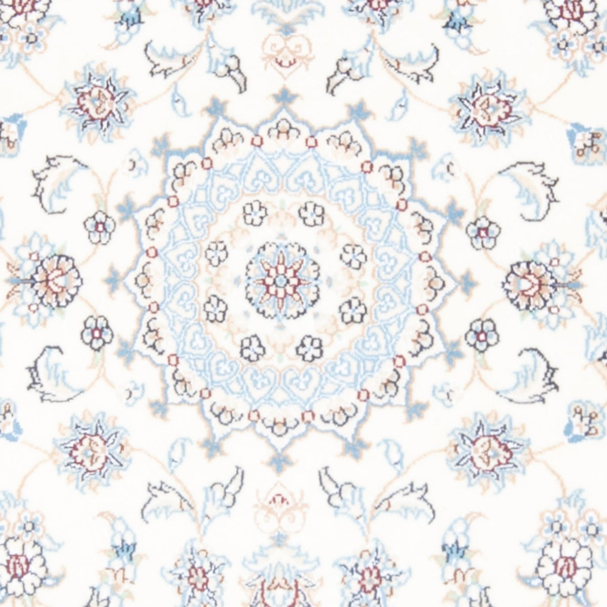 Biegacz Dywan perski - Nain - Królewski - 206 x 79 cm - kremowy