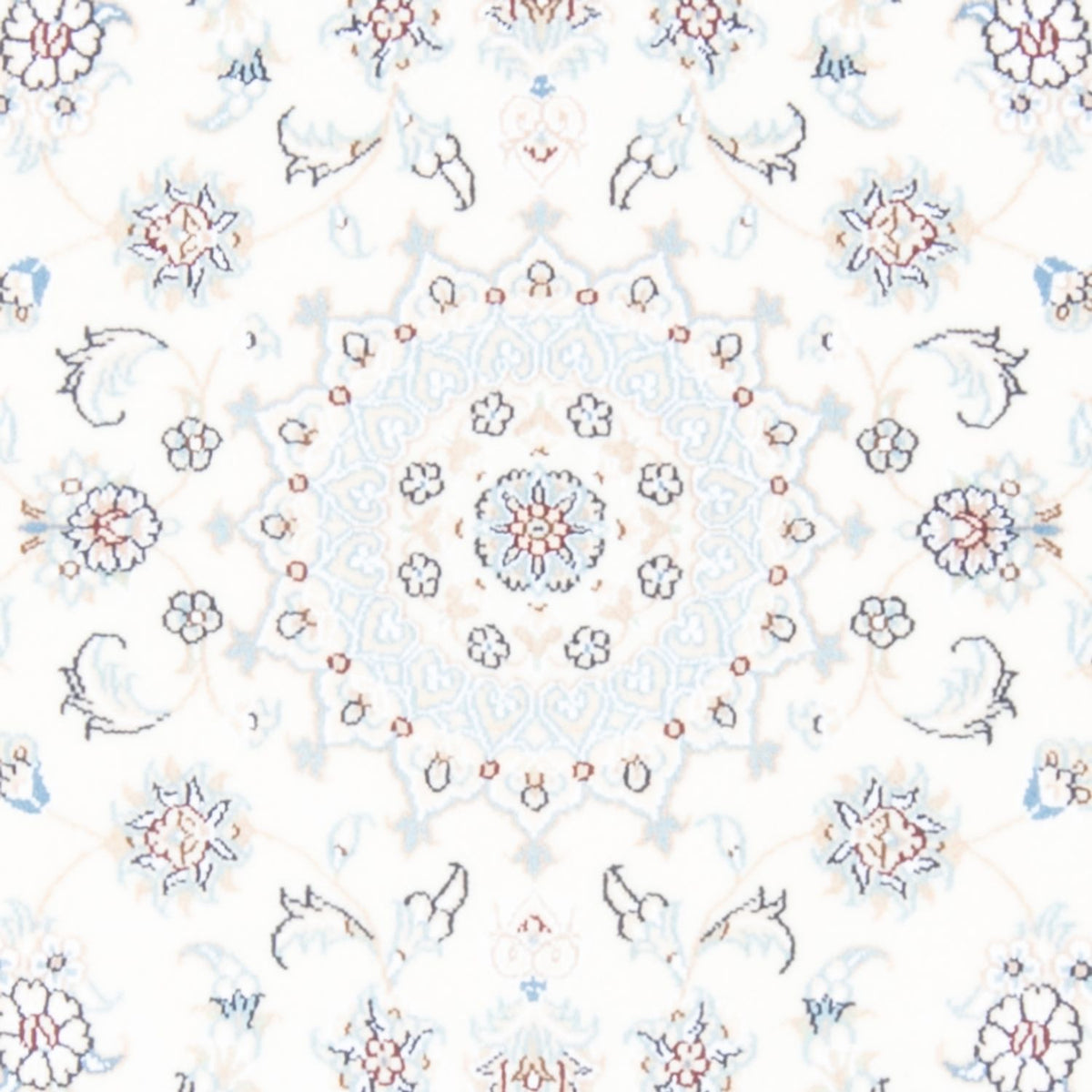 Biegacz Dywan perski - Nain - Królewski - 200 x 80 cm - kremowy