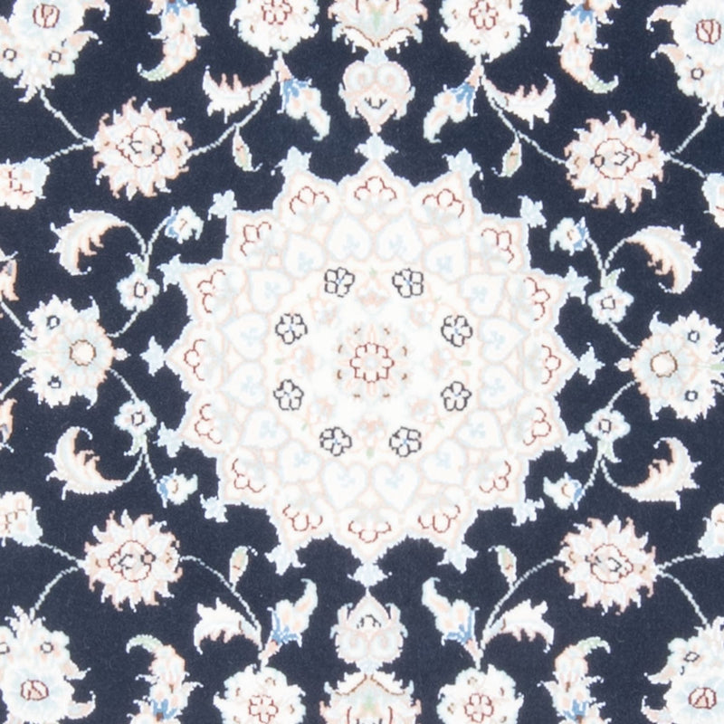 Biegacz Dywan perski - Nain - Królewski - 198 x 81 cm - ciemnoniebieski