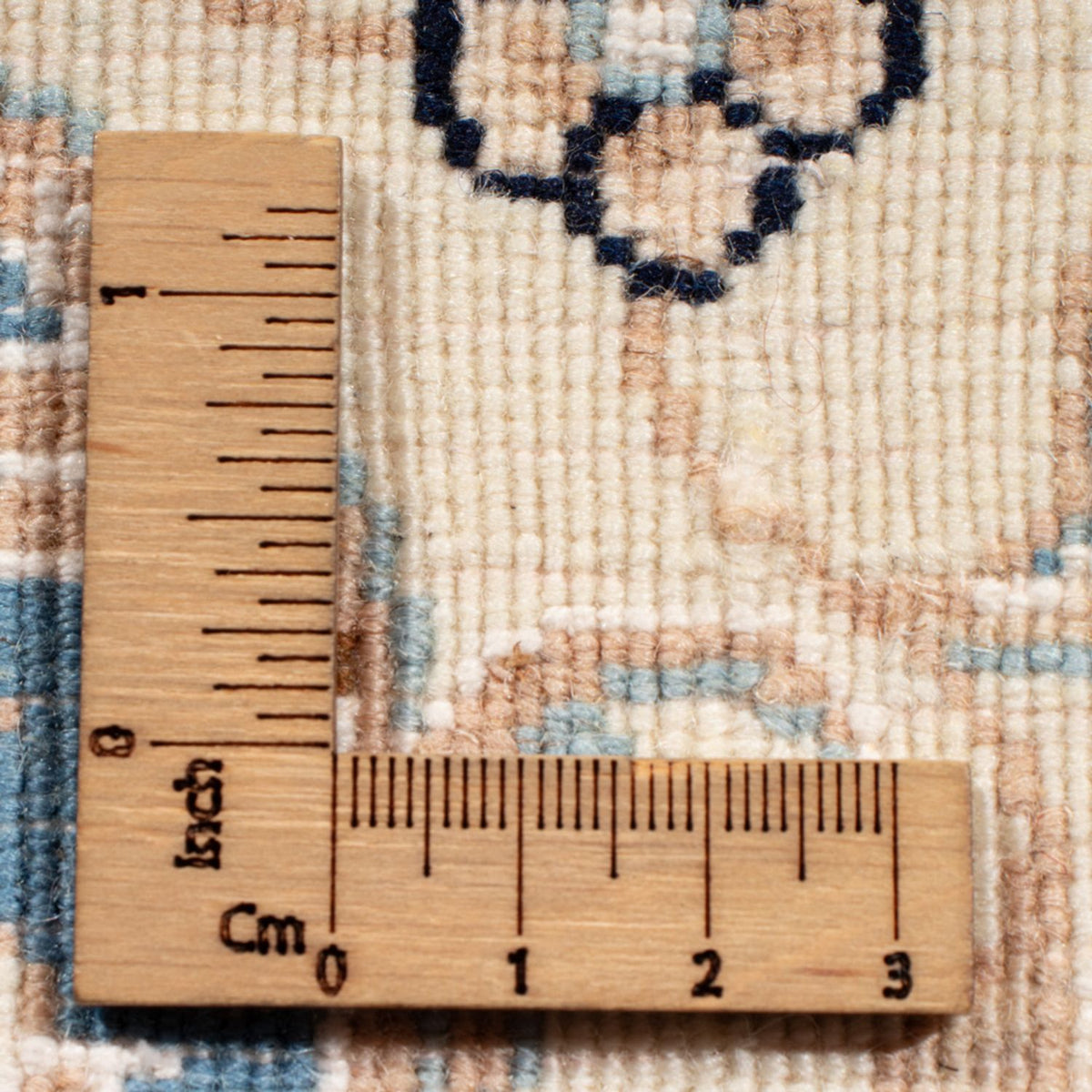 Biegacz Dywan perski - Nain - Królewski - 204 x 82 cm - jasnoniebieski