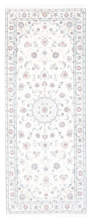 Biegacz Dywan perski - Nain - Królewski - 199 x 81 cm - kremowy