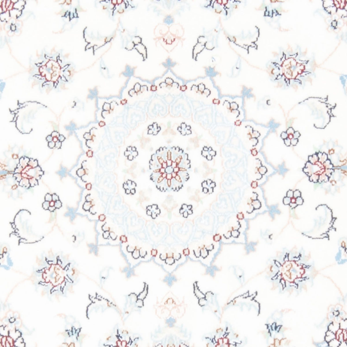 Biegacz Dywan perski - Nain - Królewski - 199 x 81 cm - kremowy