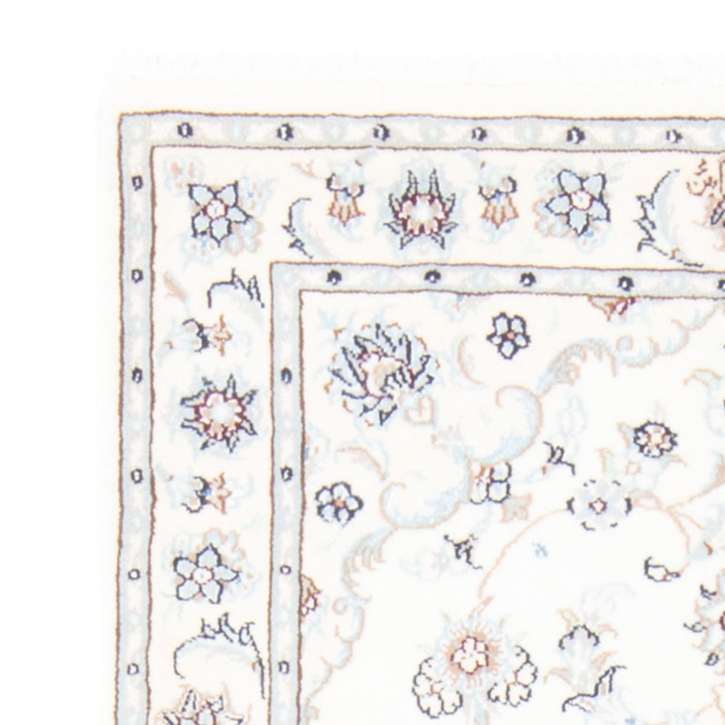 Biegacz Dywan perski - Nain - Królewski - 198 x 80 cm - kremowy