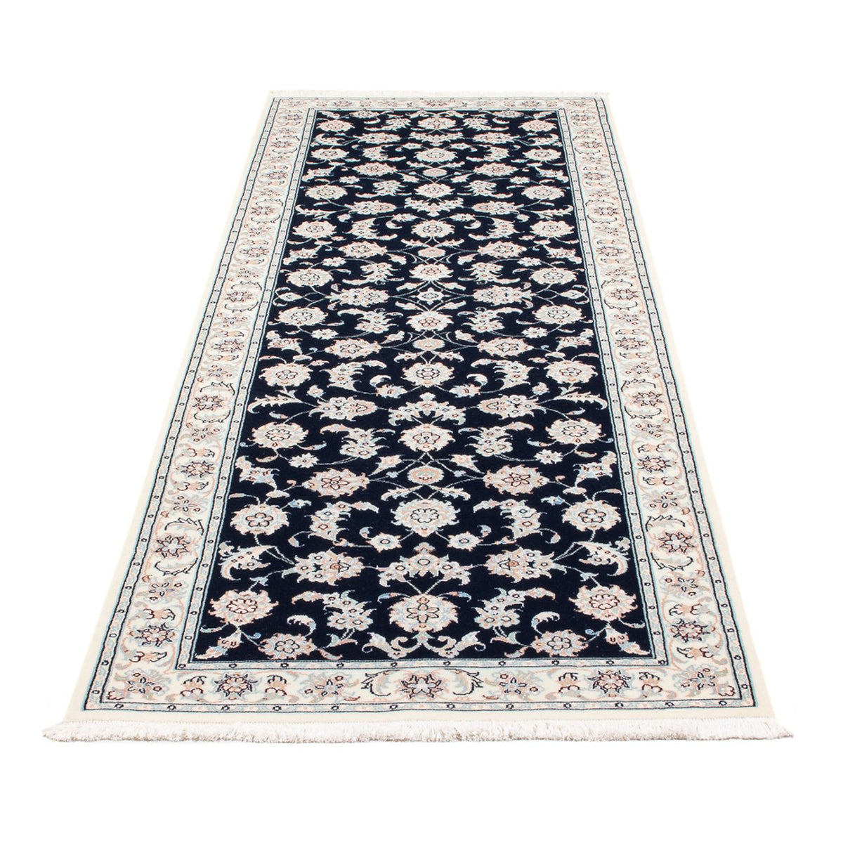 Biegacz Dywan perski - Nain - Premium - 248 x 82 cm - ciemnoniebieski