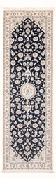 Läufer Perser - Nain - Premium - 241 x 83 cm - dunkelblau