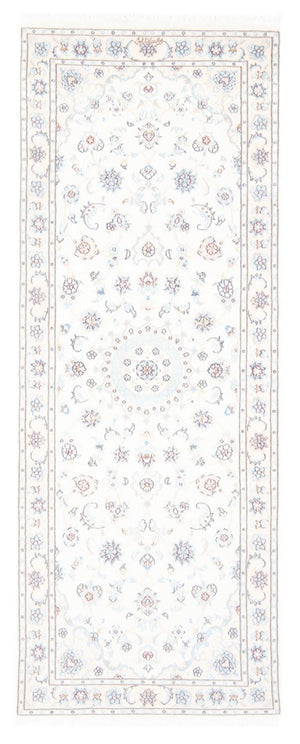 Biegacz Dywan perski - Nain - Królewski - 212 x 80 cm - kremowy