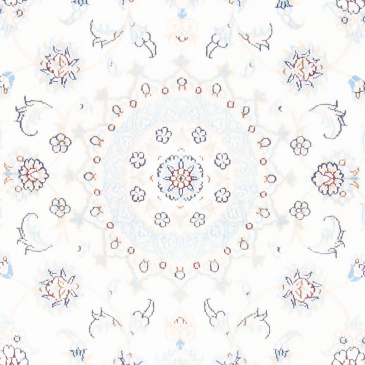 Biegacz Dywan perski - Nain - Królewski - 212 x 80 cm - kremowy