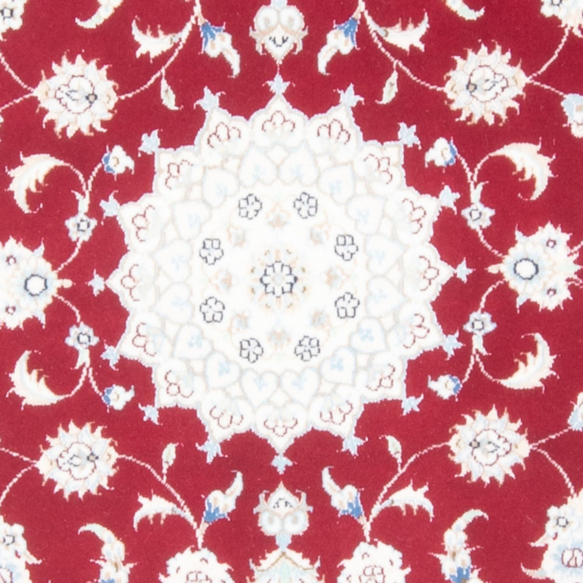 Biegacz Dywan perski - Nain - Królewski - 202 x 80 cm - czerwony