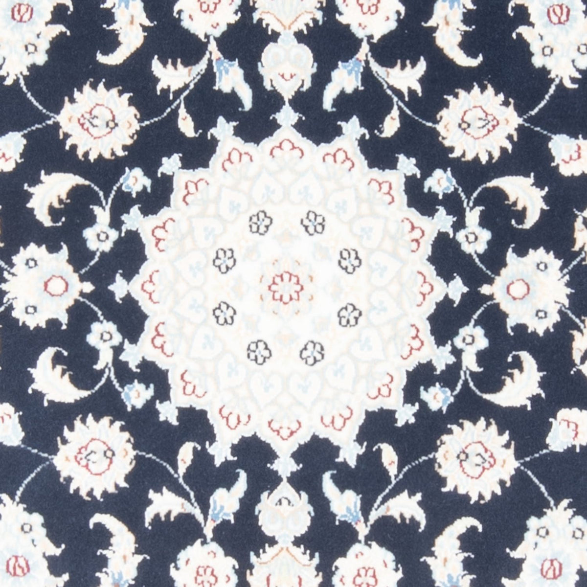 Biegacz Dywan perski - Nain - Królewski - 200 x 80 cm - ciemnoniebieski