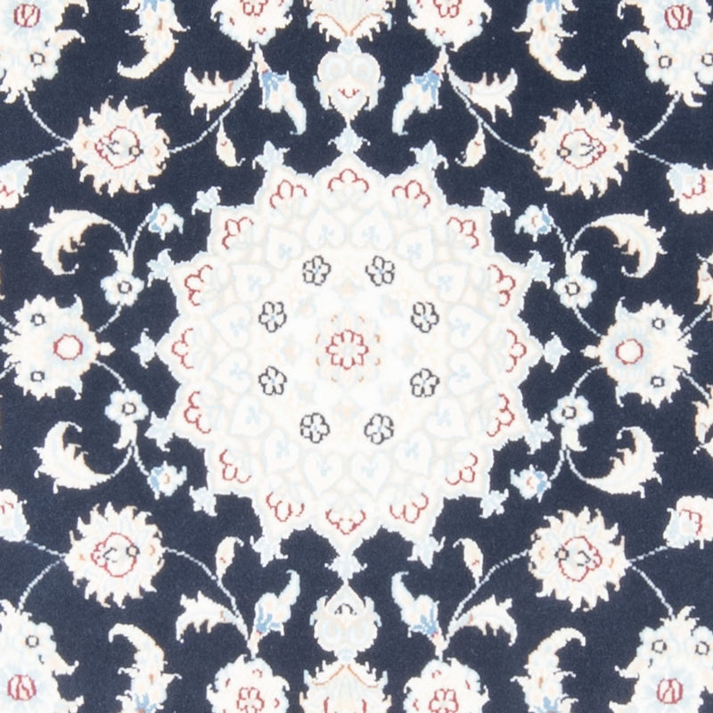 Biegacz Dywan perski - Nain - Królewski - 200 x 80 cm - ciemnoniebieski