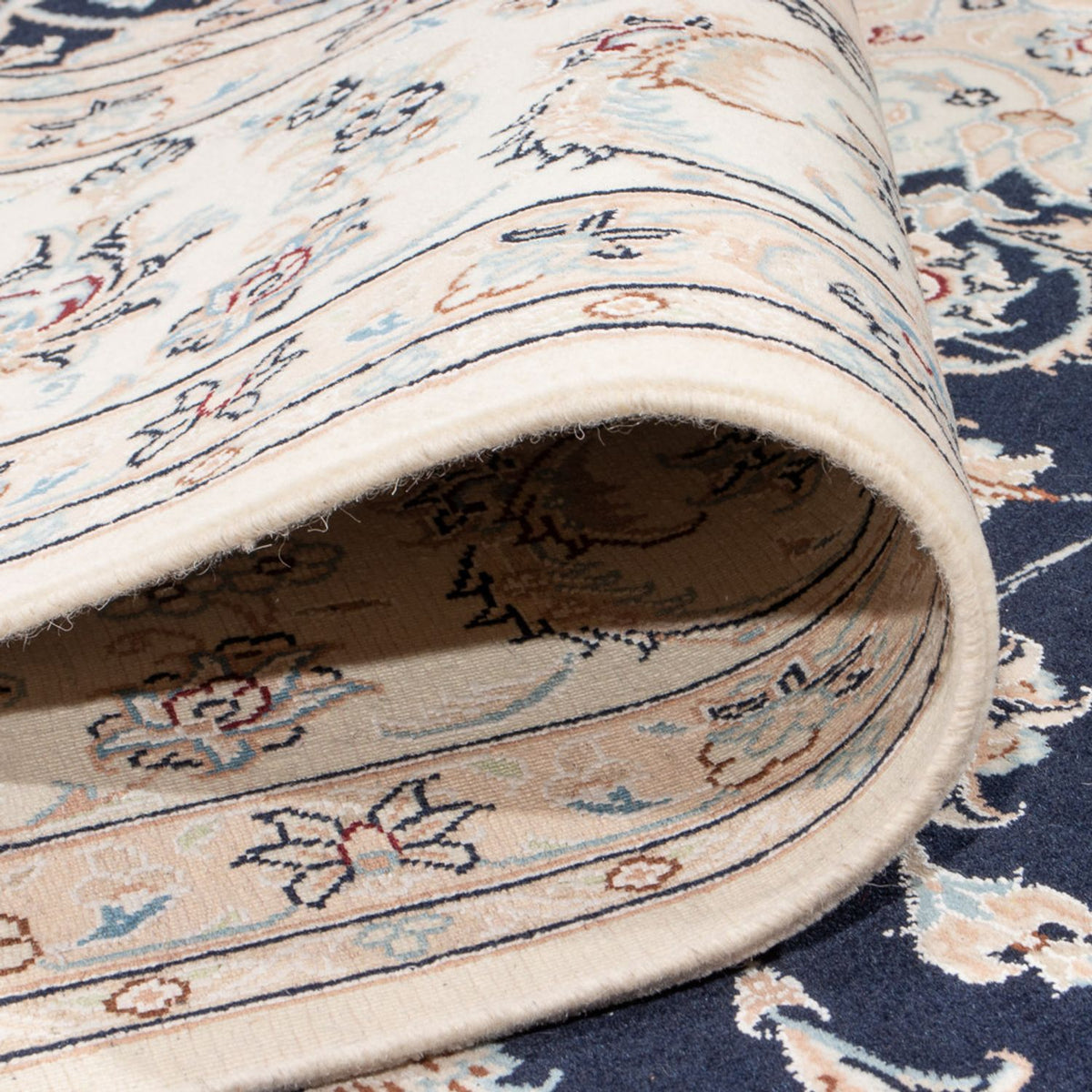 Perserteppich - Nain - Premium - 310 x 243 cm - dunkelblau