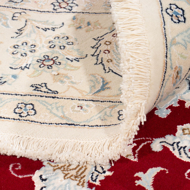 Dywan perski - Nain okrągły  - 200 x 200 cm - czerwony