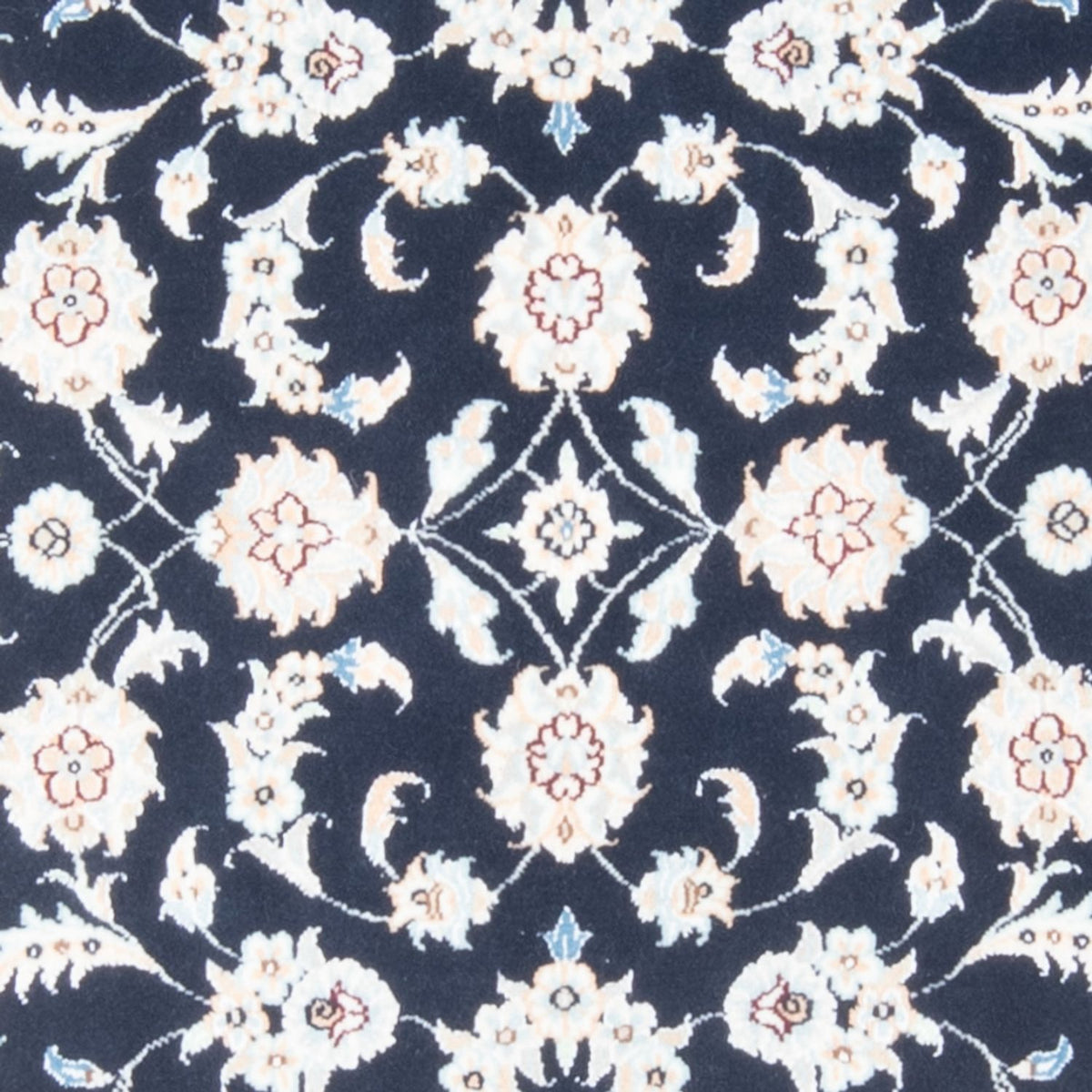 Biegacz Dywan perski - Nain - Królewski - 200 x 80 cm - ciemnoniebieski