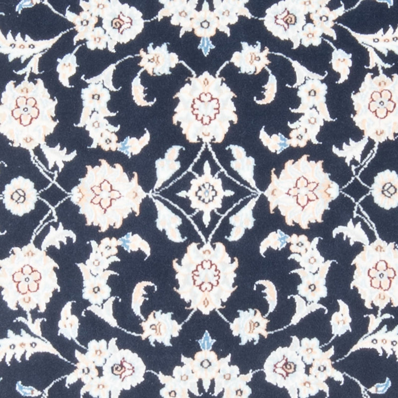 Biegacz Dywan perski - Nain - Królewski - 200 x 80 cm - ciemnoniebieski