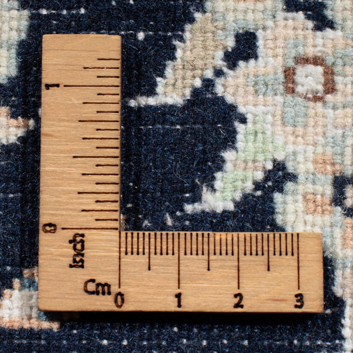 Biegacz Dywan perski - Nain - Królewski - 200 x 80 cm - ciemnoniebieski