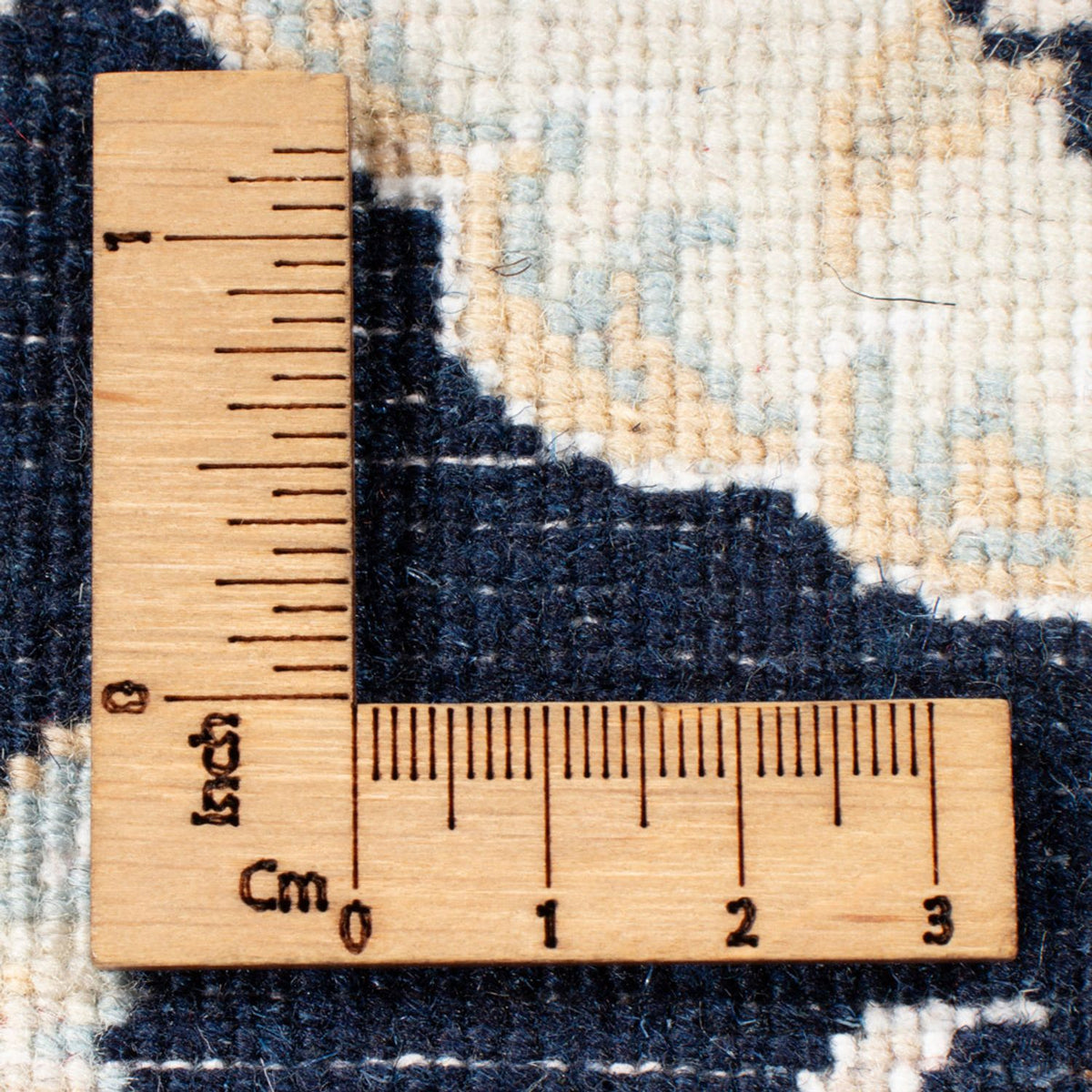 Biegacz Dywan perski - Nain - Królewski - 203 x 81 cm - ciemnoniebieski