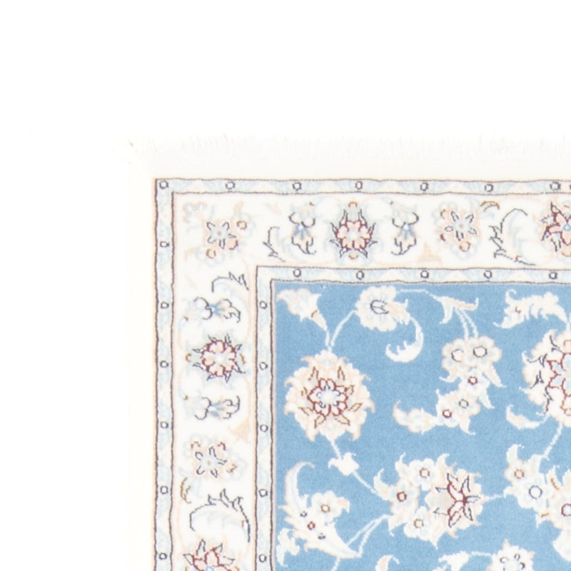 Biegacz Dywan perski - Nain - Królewski - 200 x 80 cm - jasnoniebieski