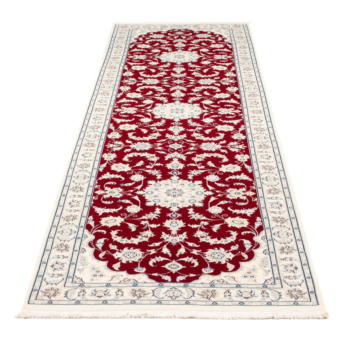 Biegacz Dywan perski - Nain - Premium - 295 x 81 cm - czerwony