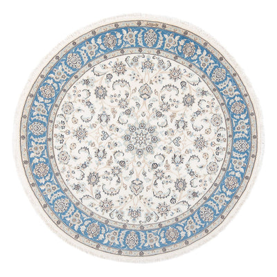Dywan perski - Nain - Premium okrągły  - 148 x 149 cm - kremowy